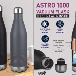 Astro 1000 Vacuum Flask | 304 Grade Steel | Keeps hot for 18-24...