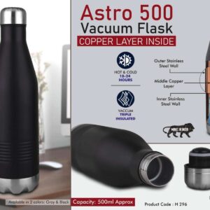 Astro 500 Vacuum Flask | 304 Grade Steel | Keeps hot for 18-24...